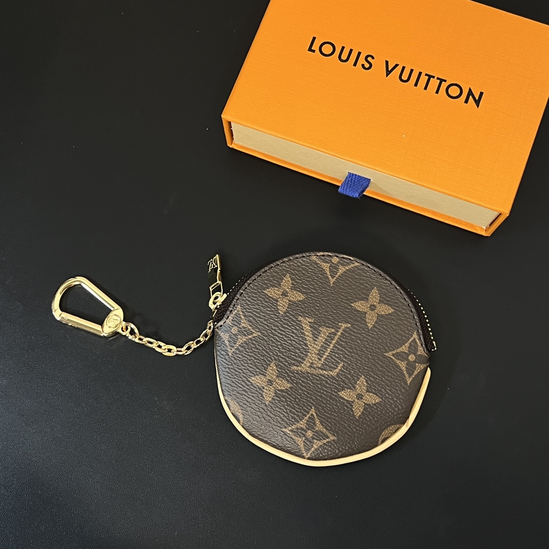 Louis Vuitton LV Palm Springs Wallet High-End Designer
 Monogram Canvas Cowhide PU