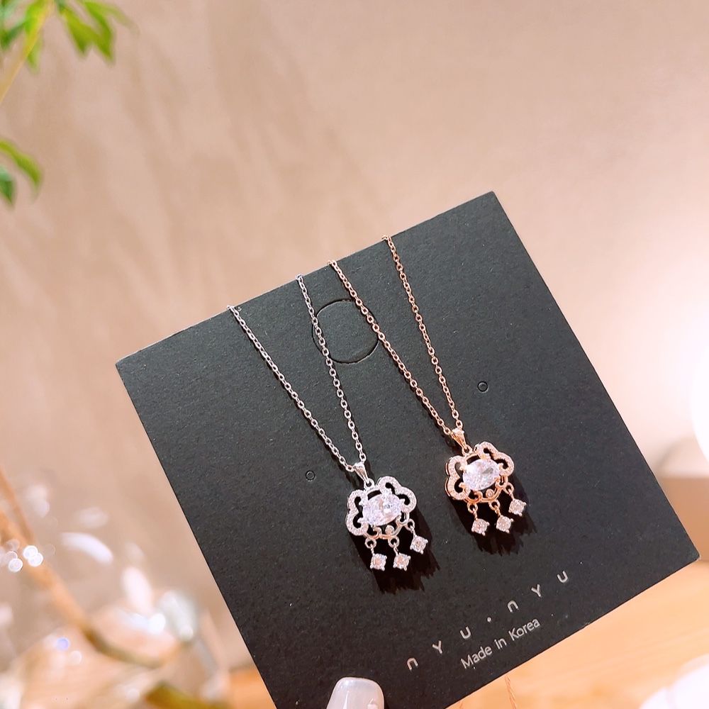 ファッションS925スターリングシルバーネックレスゴールド 先生の日