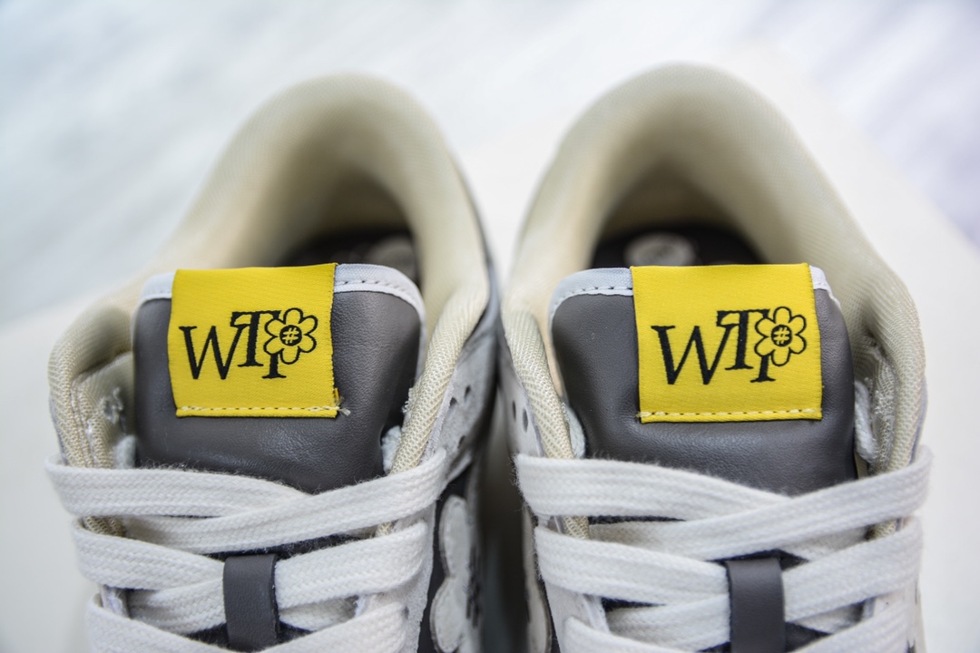 Wtp Water The Plant 1.0 Dunk Low ”Shroom” Sunflower Smiley Face Series Sneakers WTPS1063-32-024