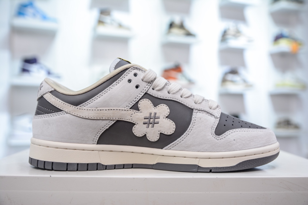 Wtp Water The Plant 1.0 Dunk Low ”Shroom” Sunflower Smiley Face Series Sneakers WTPS1063-32-024