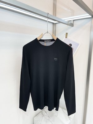 Ferragamo Clothing Sweatshirts Wool Fall/Winter Collection Long Sleeve