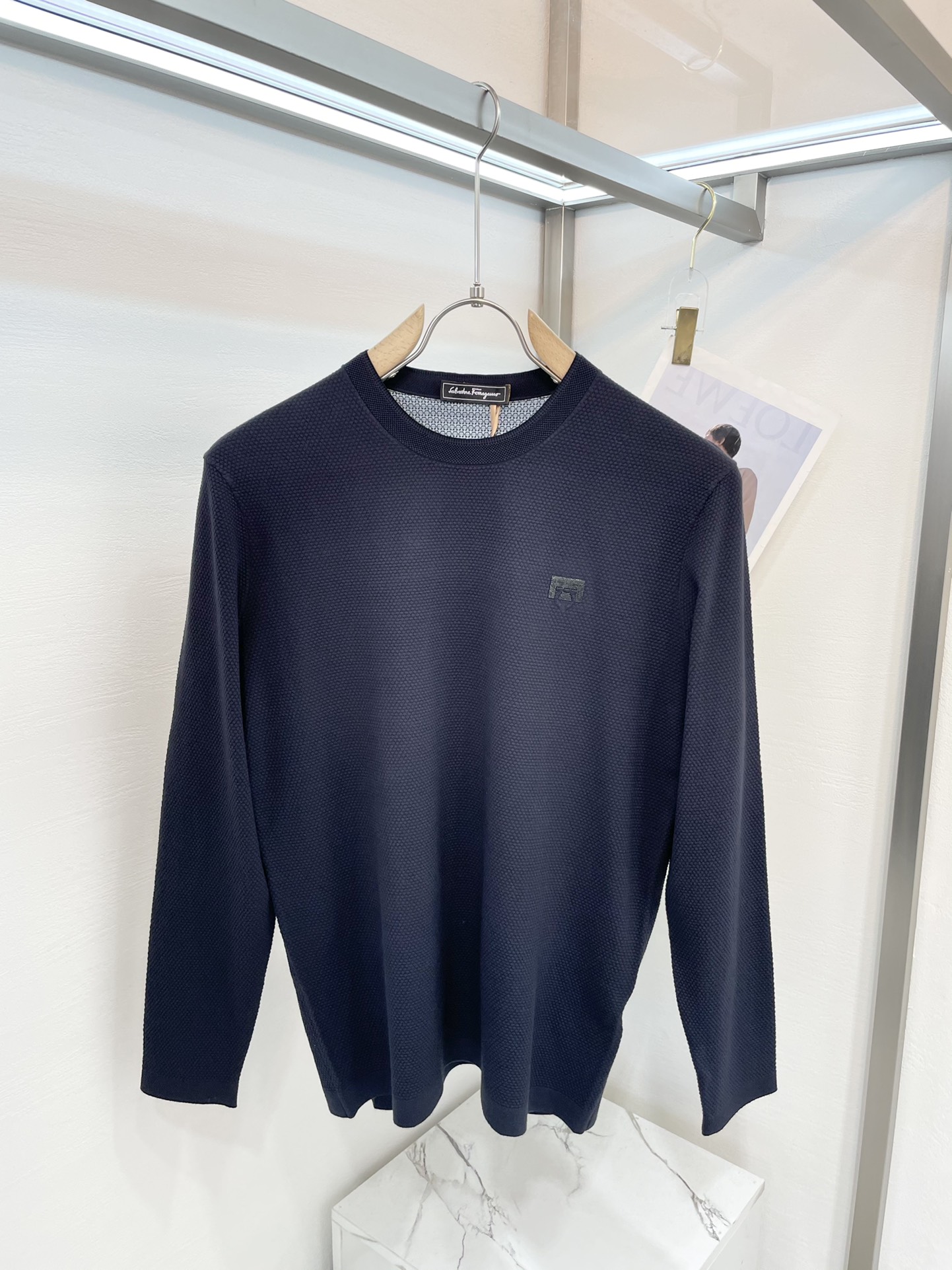 sell Online
 Ferragamo Clothing Sweatshirts Wool Fall/Winter Collection Long Sleeve