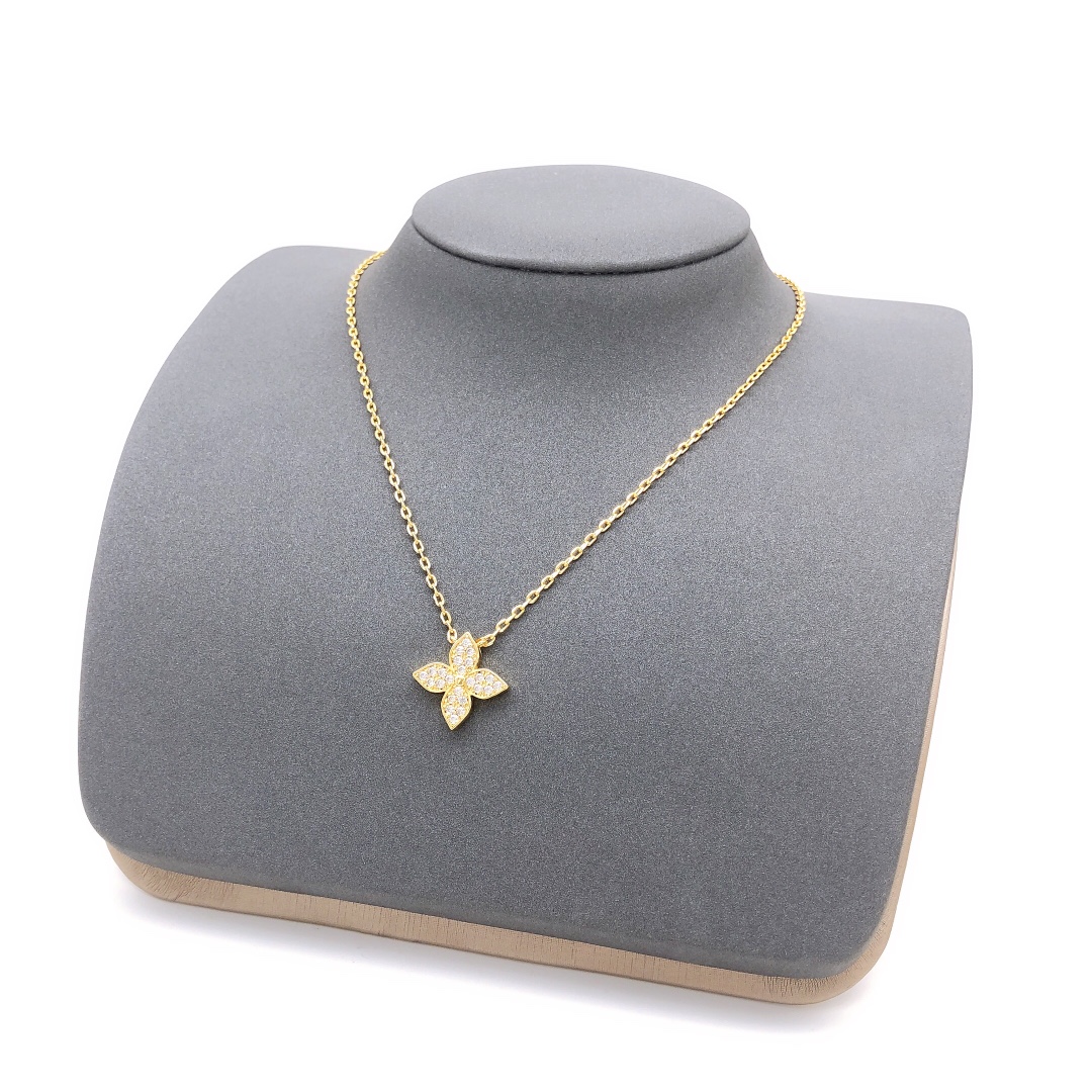 High Quality AAA Replica
 Louis Vuitton Jewelry Necklaces & Pendants Yellow Brass
