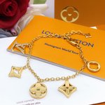 Louis Vuitton Jewelry Bracelet Gold Yellow Brass