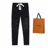 Louis Vuitton Clothing Pants & Trousers Black Embroidery Cotton Casual