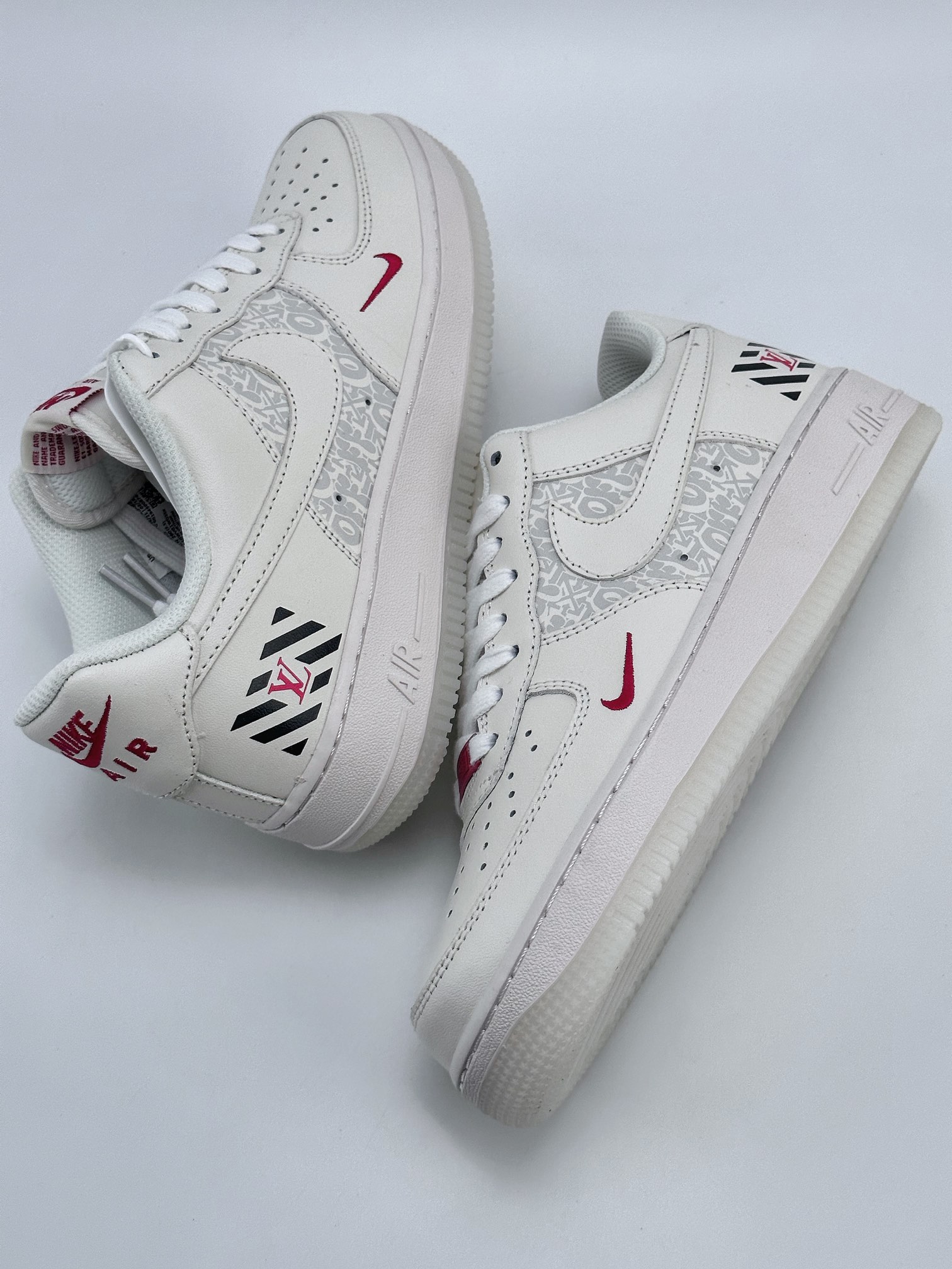 Nike Air Force 1 Low 07 x Off White x Louis Vuitton three-party joint BS6055-825