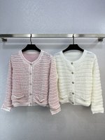 Chanel Clothing Cardigans Knit Sweater Knitting Fall Collection