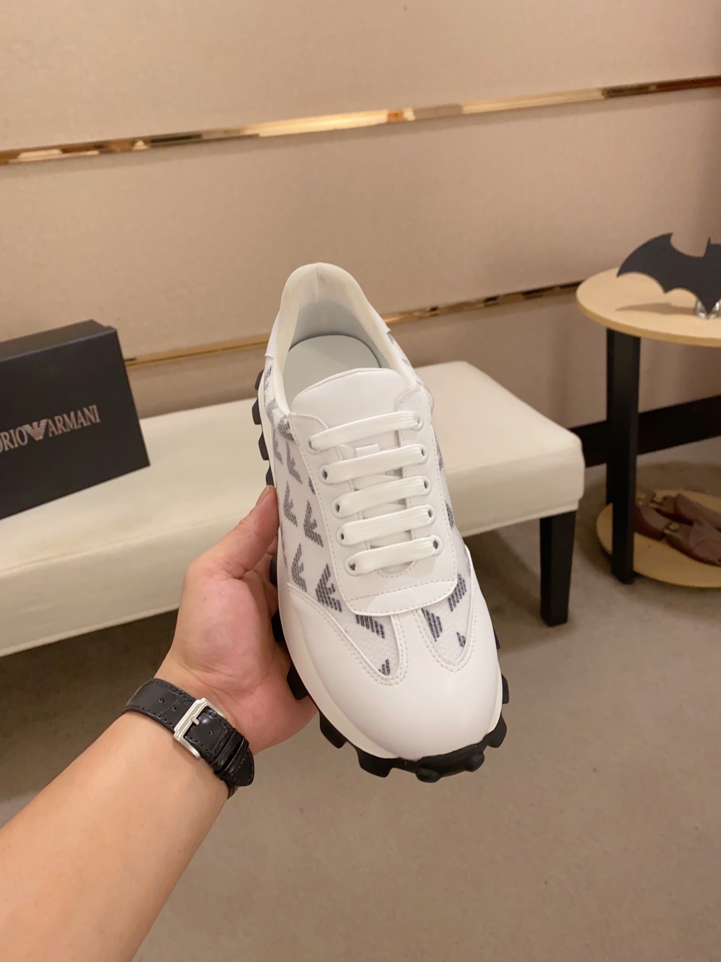 precio de fábrica Nueva Armani ARMARNI sitio web oficial de sincronización contador de calidad Chau 