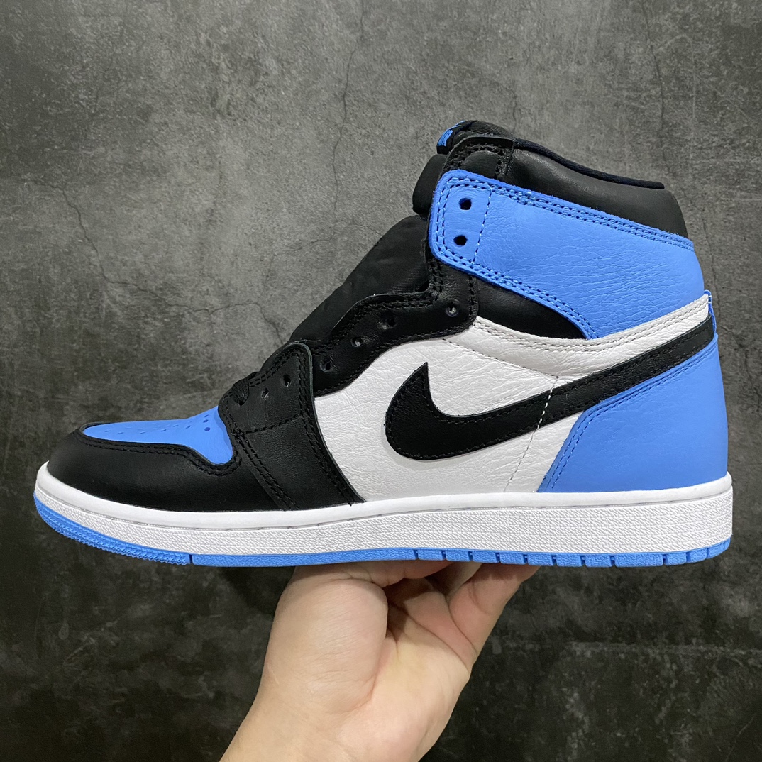 [Dongguan-made pieces] Air Jordan 1 High OG AJ1 blue, white, black, white and blue toe DZ5485-400