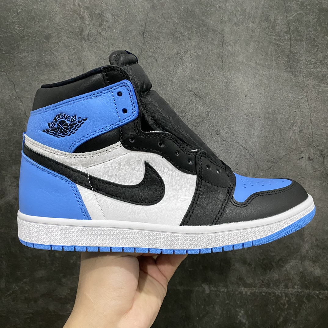 [Dongguan-made pieces] Air Jordan 1 High OG AJ1 blue, white, black, white and blue toe DZ5485-400