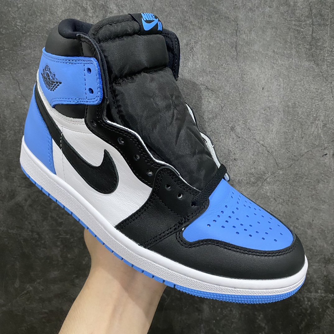 [Dongguan-made pieces] Air Jordan 1 High OG AJ1 blue, white, black, white and blue toe DZ5485-400