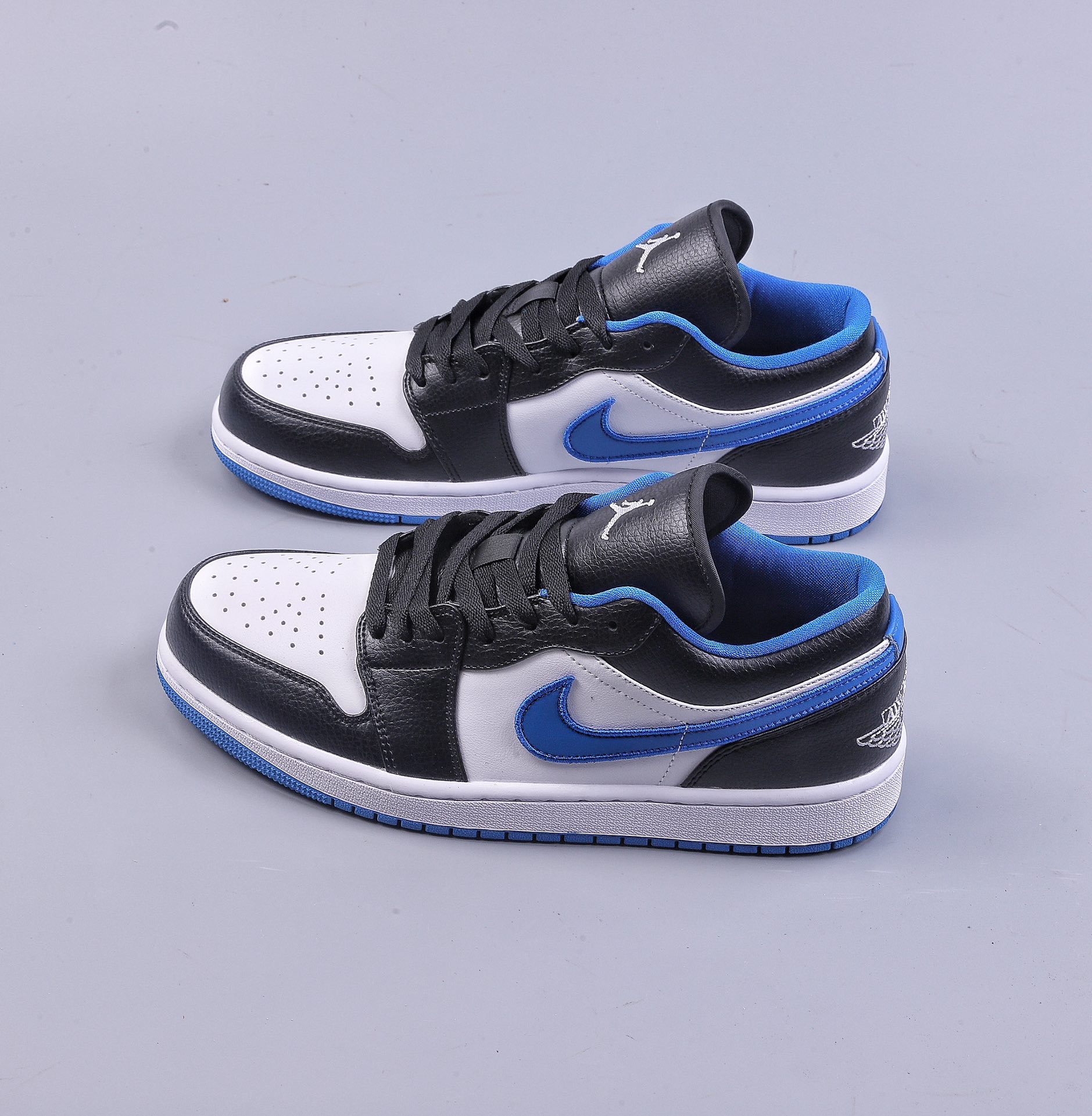 K Air Jordan 1 Low Black Blue 553558-007