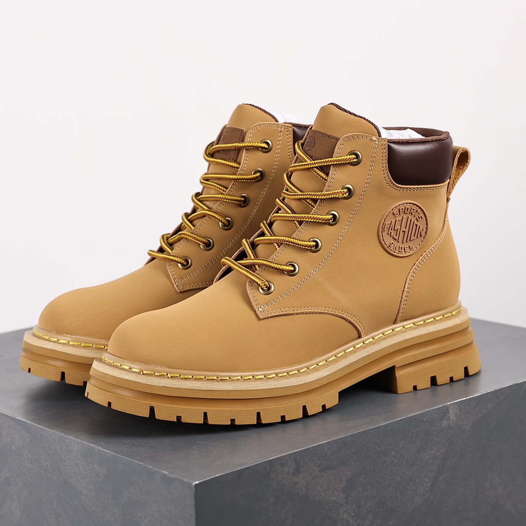 Chromehearts Dongguan-produced trendy brand Chromehearts co-branded 2023ss new Martin yellow boots short boots