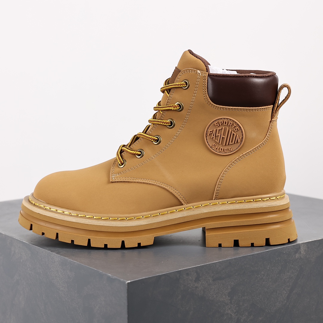 Chromehearts Dongguan-produced trendy brand Chromehearts co-branded 2023ss new Martin yellow boots short boots