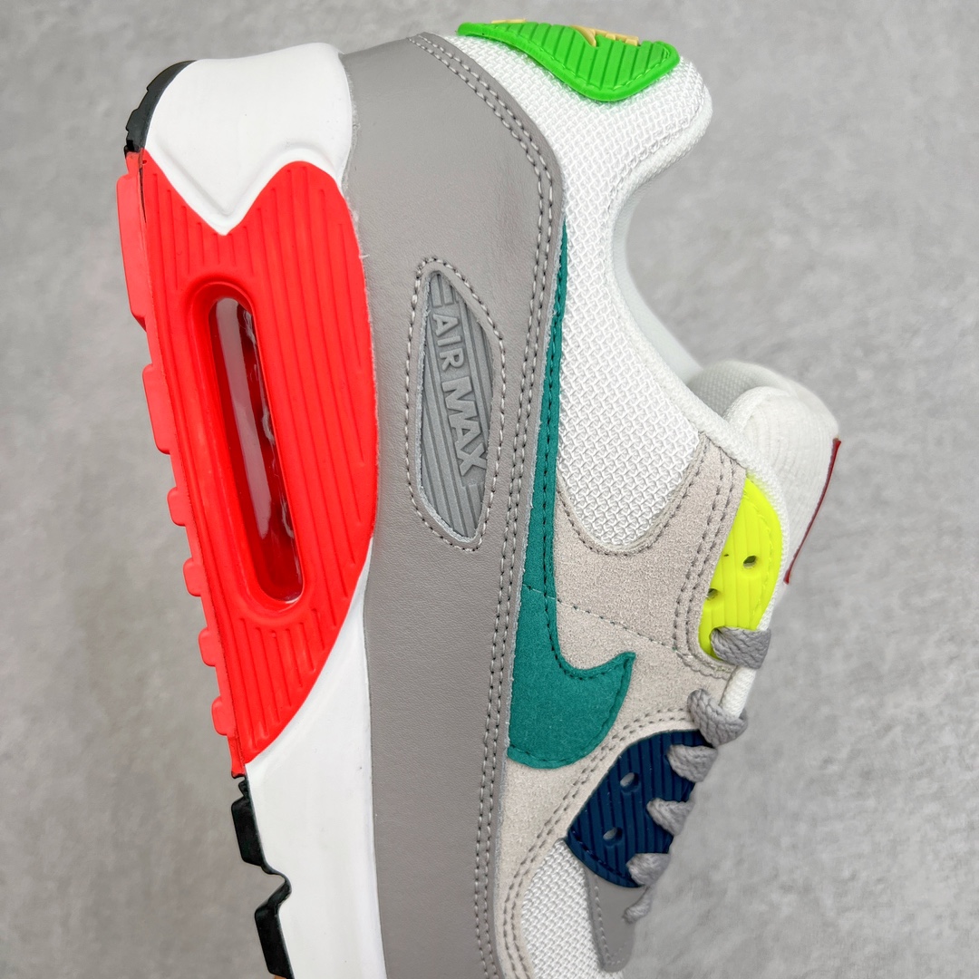 图片[6]-＃MX版 NK Air MAX 90 气垫复古减震跑步鞋 DA5562-001 经典重温 独家陆续补货 外单专供大厂出品 品质稳定 一百余色 终端操作 Air Max 90于1990年推出 来自Air Max系列 在Air Max 1的基础上改进而得 增加了气垫面积 外型上也更为流线 最特別的就是加入了菱纹塑胶嵌板 为Air Max 90增添了许多潮流气息 皮革鞋面 造就出色耐穿性和支撑力 Max Air缓震配置搭配泡棉中底 令Air Max 90轻盈而舒适 华夫格橡胶外底 铸就Air Max 90非凡的抓地力 而Air Max 90不仅是一双跑鞋 它成功跨越了时间的演进 成为了球鞋文化与潮流圈中最熟为人知的鞋款之一 尺码：36 36.5 37.5 38 38.5 39 40 40.5 41 42 42.5 43 44 44.5 45-选品中心