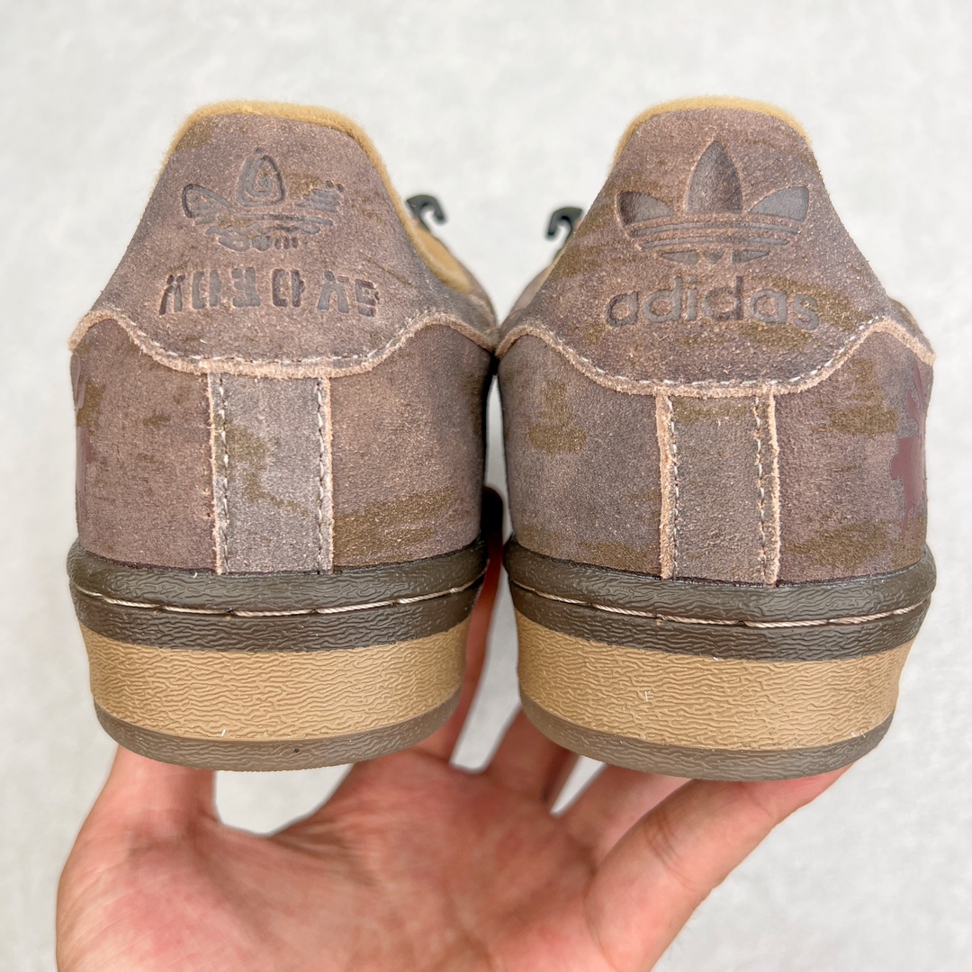 图片[4]-＃绿X特供 Melting Sadness × AD Originals Superstar \\\”Karoro Hole\\\” 经典贝壳头休闲板鞋 联名黑棕 H06344 独家控货 平台正单 全鞋百分百原材料 全鞋电脑针车 Logo针车间距针数原版一致 皮料切割冲裁零瑕疵 原鞋一致含胶量大底 原盒中文内外标 大几率过验 不对比市面只对比原鞋 只服务最高端市场 尺码：35 36 36.5 37 38 38.5 39 40 40.5 41 42 42.5 43 44 44.5 45-选品中心