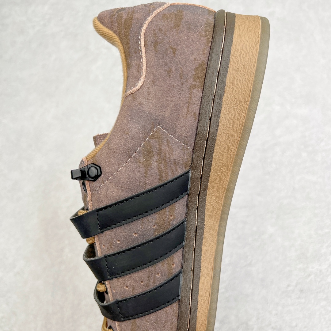 图片[9]-＃绿X特供 Melting Sadness × AD Originals Superstar \\\”Karoro Hole\\\” 经典贝壳头休闲板鞋 联名黑棕 H06344 独家控货 平台正单 全鞋百分百原材料 全鞋电脑针车 Logo针车间距针数原版一致 皮料切割冲裁零瑕疵 原鞋一致含胶量大底 原盒中文内外标 大几率过验 不对比市面只对比原鞋 只服务最高端市场 尺码：35 36 36.5 37 38 38.5 39 40 40.5 41 42 42.5 43 44 44.5 45-选品中心