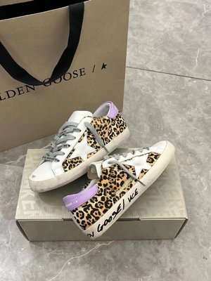 Golden Goose Skateboard Shoes Single Layer Buy High Quality Cheap Hot Replica Gold Leopard Print Purple Red White Yellow Unisex Cowhide Frosted Fall/Winter Collection