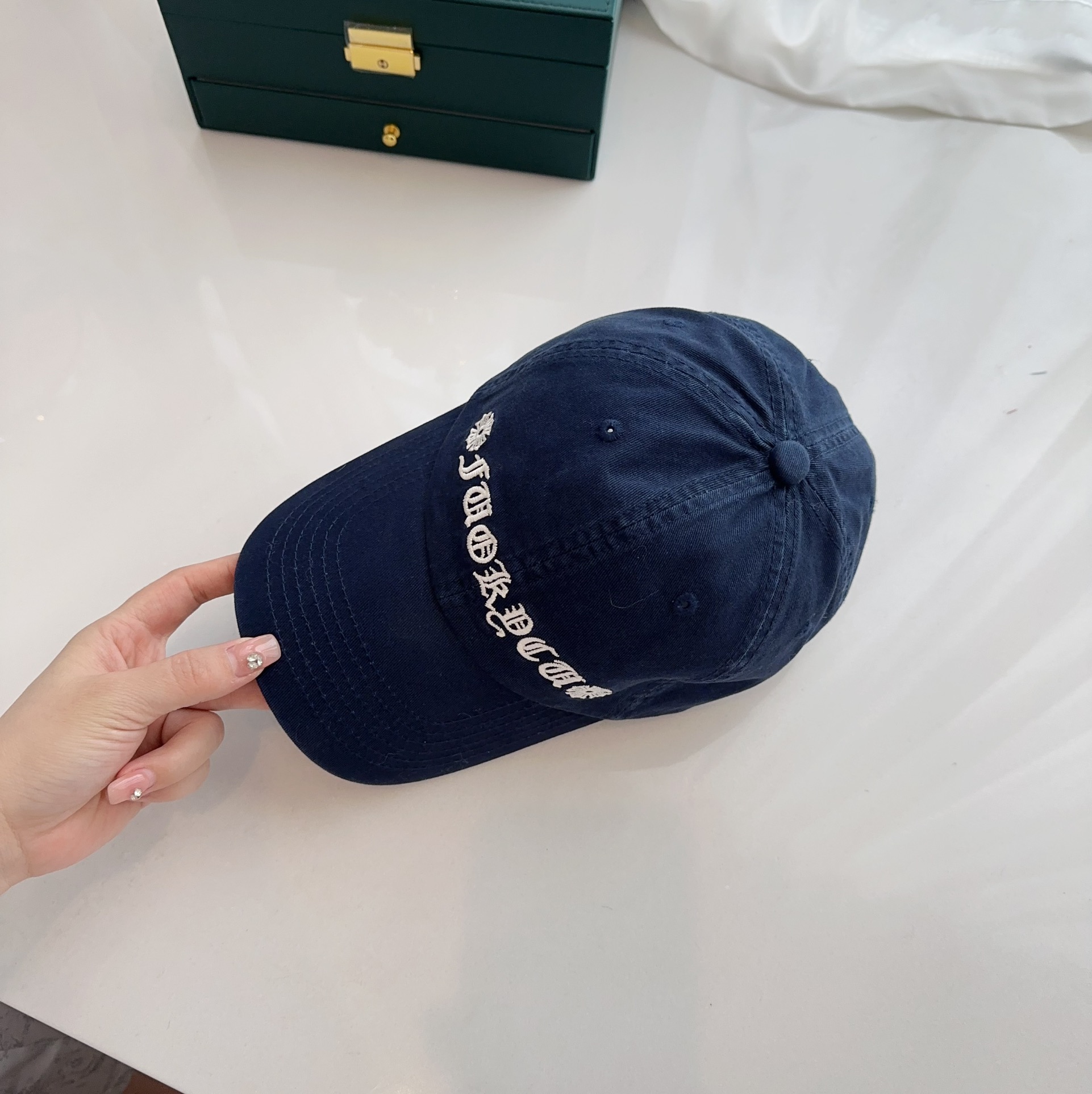 [Chrome Hearts Hats]Pure cotton soft top comfortable and breathable Fully wear