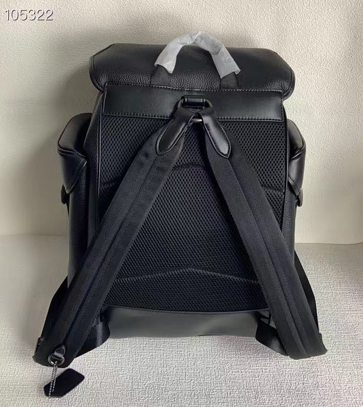 Coach 最新款2675 C1058男士双肩包 柔软荔枝纹搭配纳帕皮 内置拉链/手机/多功能袋 内置安全扣口袋