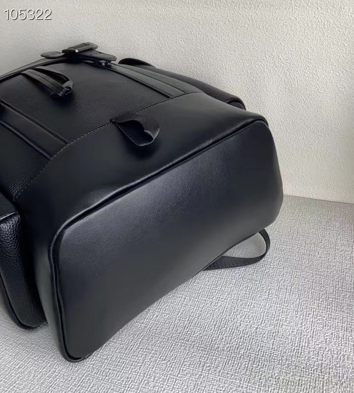 Coach 最新款2675 C1058男士双肩包 柔软荔枝纹搭配纳帕皮 内置拉链/手机/多功能袋 内置安全扣口袋