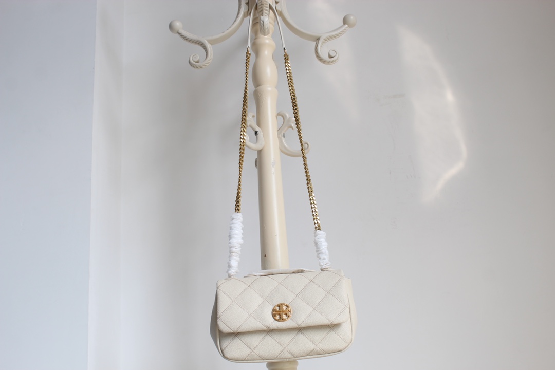 Tory Burch Tory Burch23年新款willa系列盖头包 山羊皮翻盖单肩斜挎包 肩带自由调节