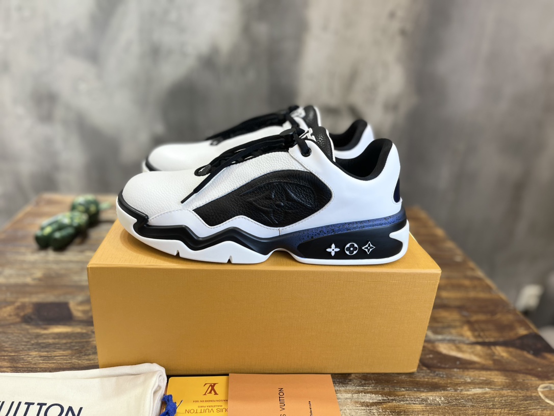 Louis Vuitton 新配色男款 LV 、驴家2023新款Trainer2路易威登FW篮球运动鞋90‘s vibe