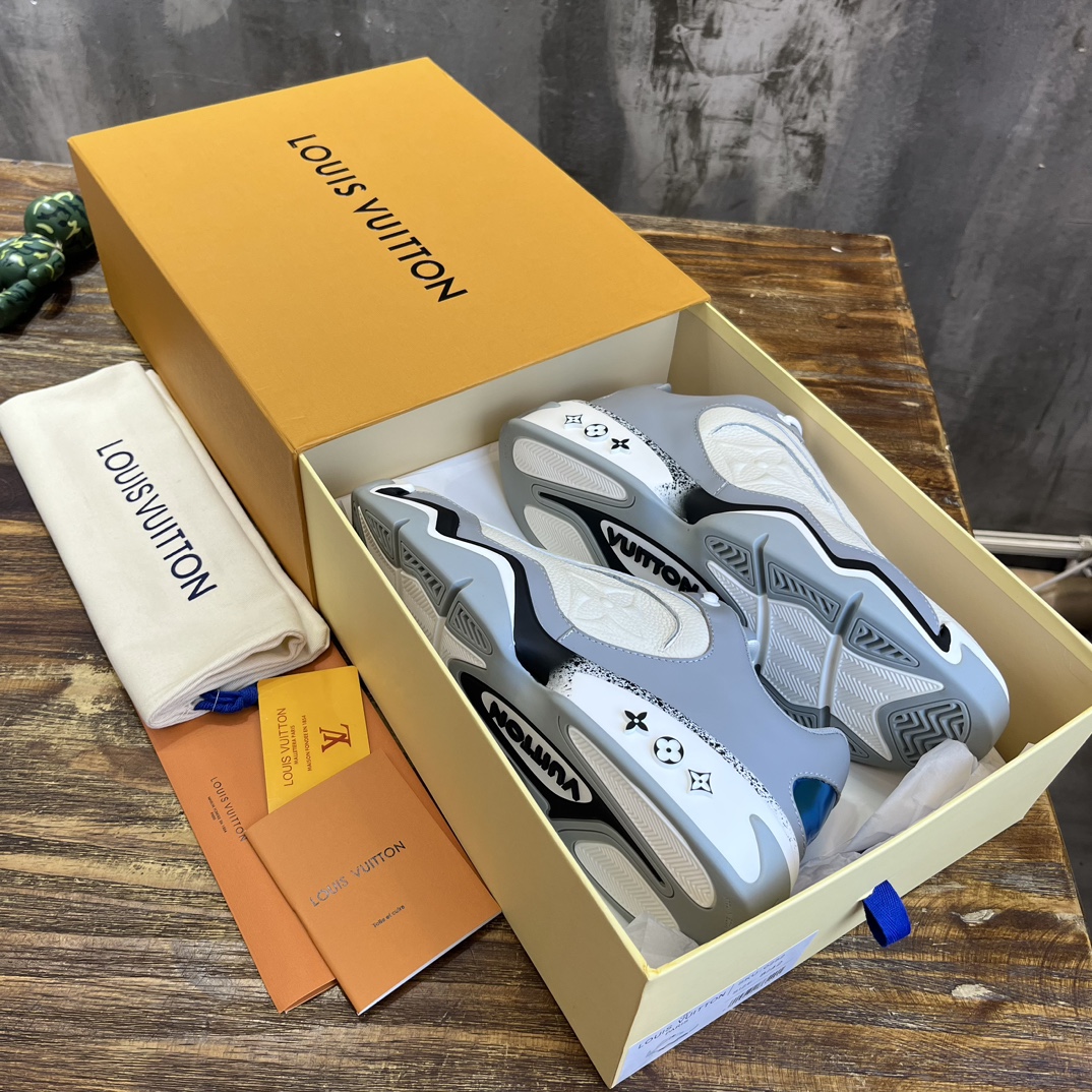 Louis Vuitton 新配色男款 LV 、驴家2023新款Trainer2路易威登FW篮球运动鞋90‘s vibe