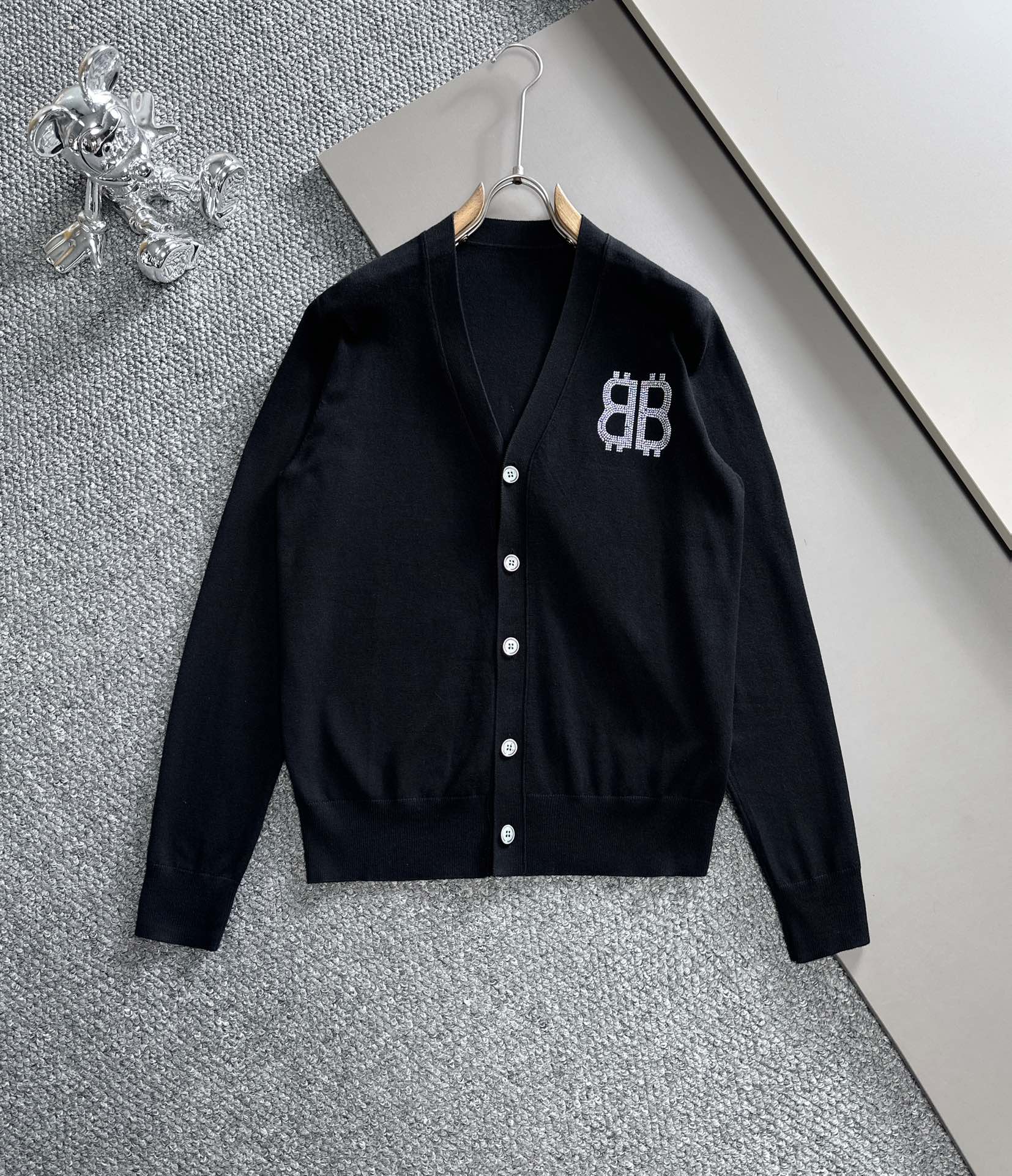 Balenciaga Clothing Cardigans Sweatshirts Wool Fall/Winter Collection Fashion