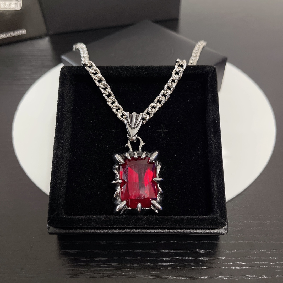 NO:110088,Too handsome and exciting the latest model Croxin, no explosion, factory direct sales, original one-to-one reproduction, Croxin retro necklace, jewelry boutique, chrome hearts, necklace19860909太帅爆了最新款克罗心 不爆不发 厂家直销 原版一比一复刻 克罗心复古项链,饰品精品,chrome hearts,necklace,Jewelry