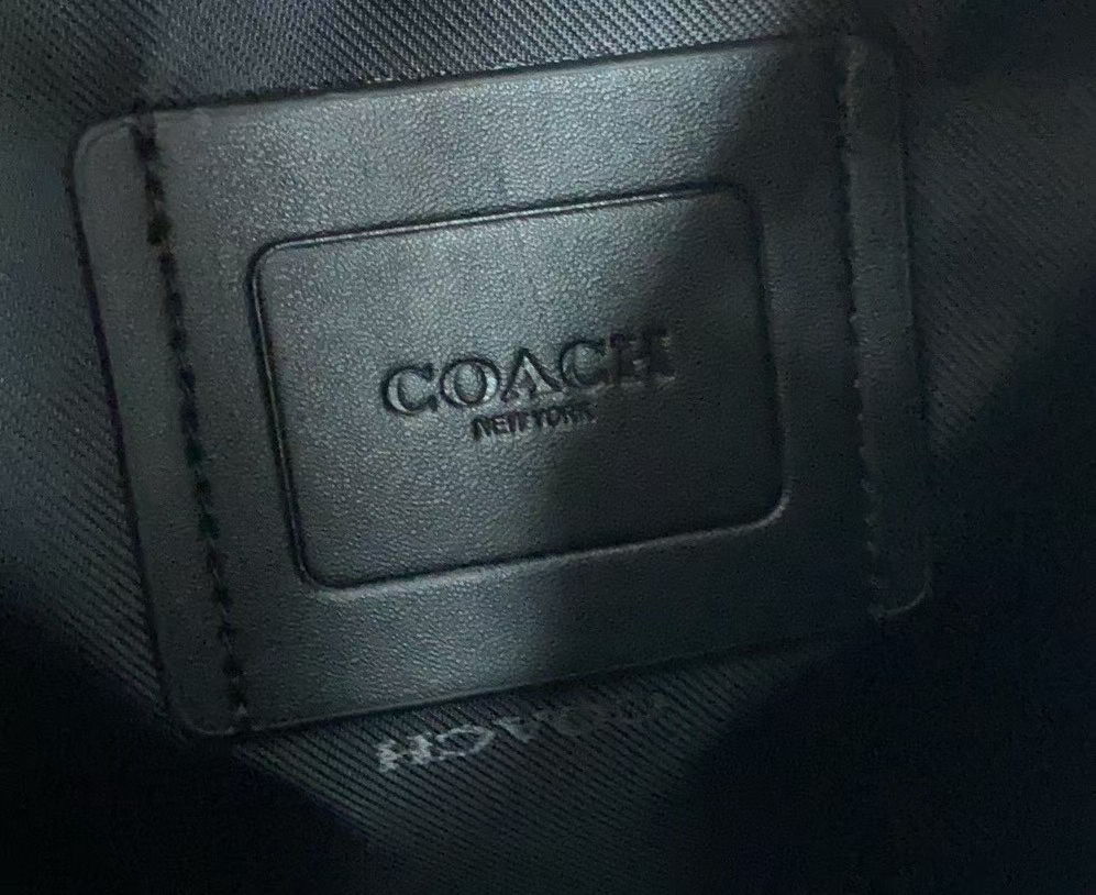 Coach COACH蔻驰40344 男士老花帆布双肩背包男士双肩包 内置拉链/手机/多功能袋 内置安全扣口袋