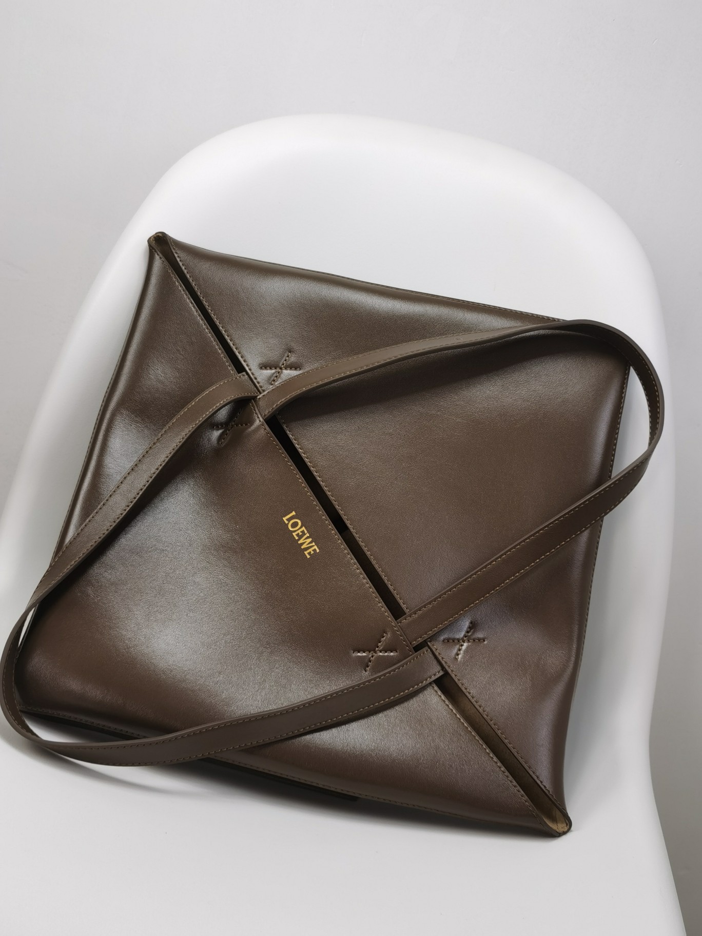 Loewe Puzzle Fold Large Tote Bag in Shiny Leather - Versatile and Stylish 4 a1693548883976 6315