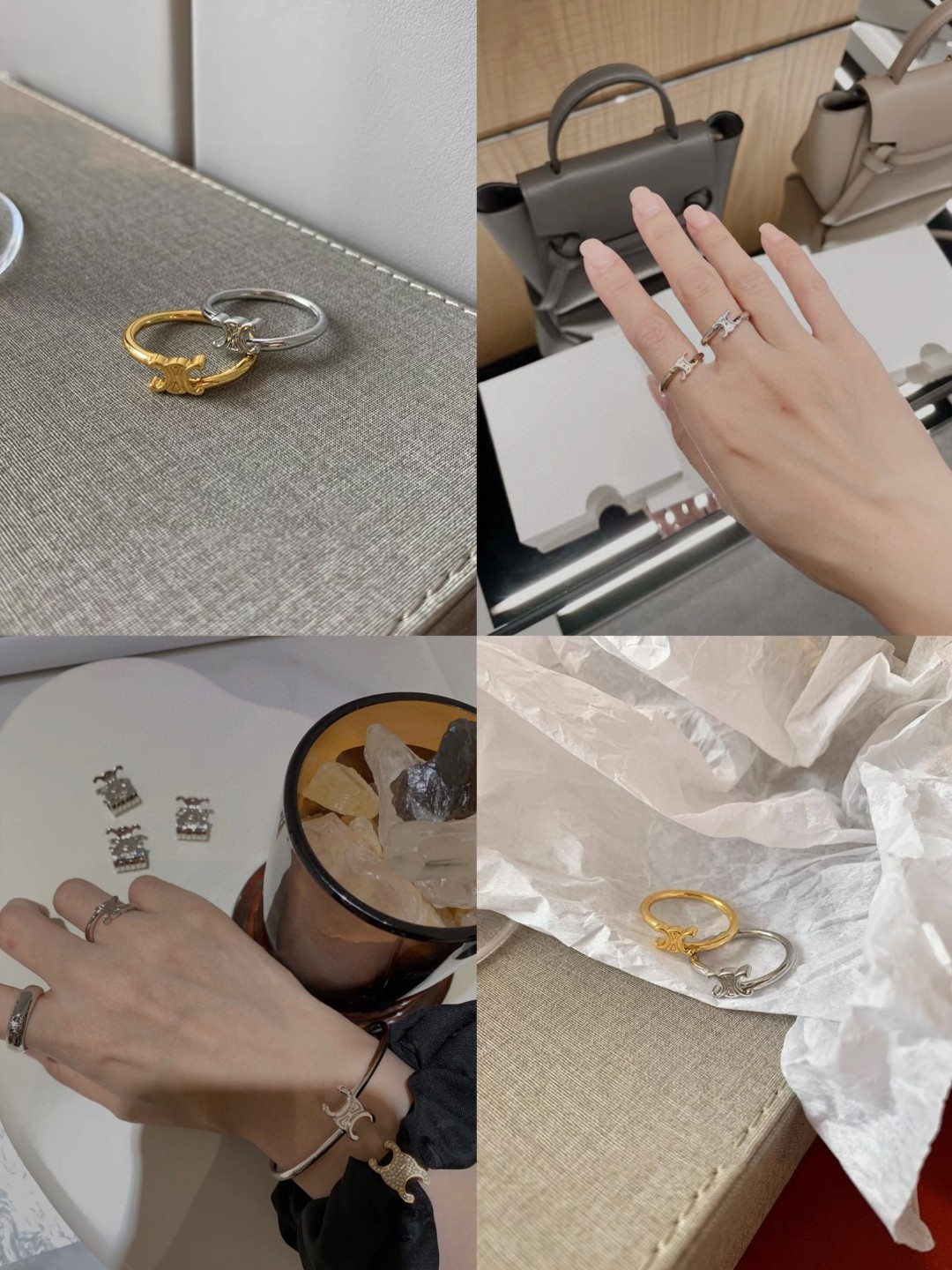 Celine Pearl Cluster Ring: Baroque Pearls Set in Modern Prong Setting 14 a1693552017564 4138