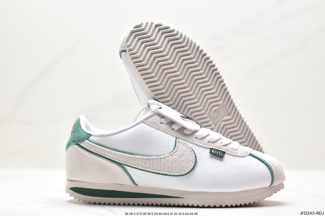 Nike Classic Cortez new color classic Forrest Gump casual running shoes FQ0259-110