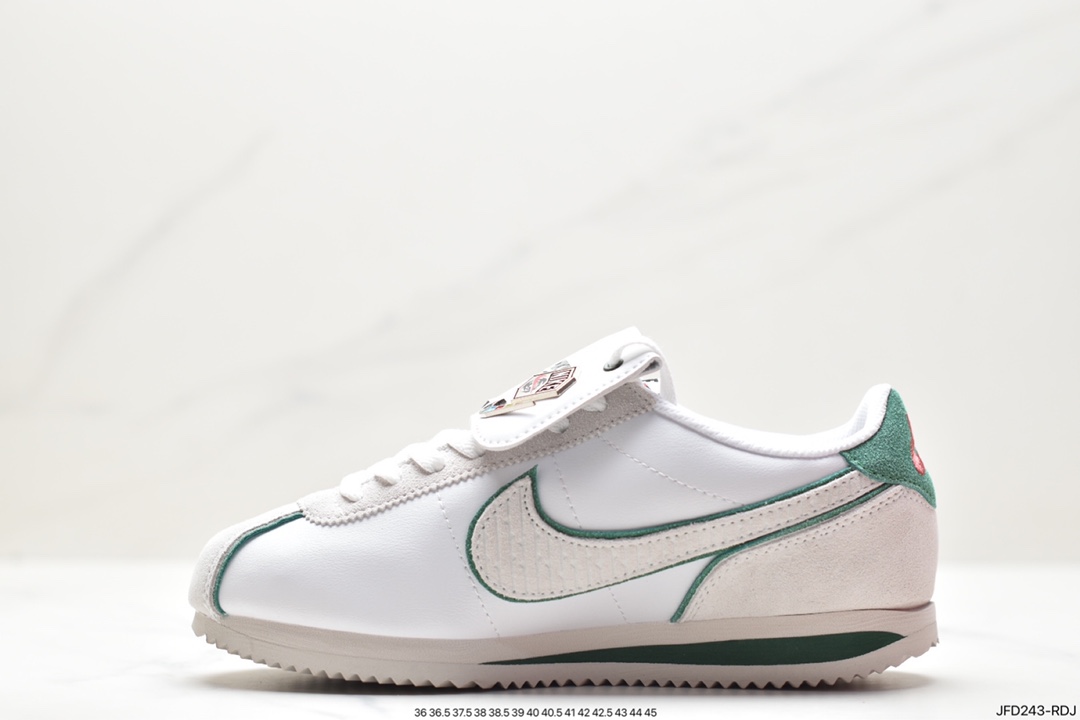 Nike Classic Cortez new color classic Forrest Gump casual running shoes FQ0259-110