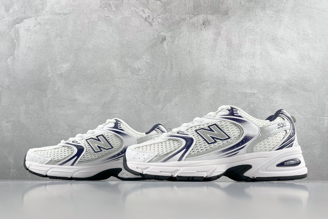 200 顶级原版 过验级别 New Balance NB 530白灰  MR530BA