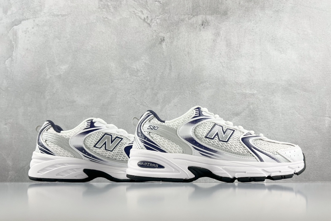 200 顶级原版 过验级别 New Balance NB 530白灰  MR530BA