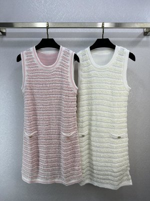 Chanel Sale Clothing Dresses Tank Top Knitting Fall Collection