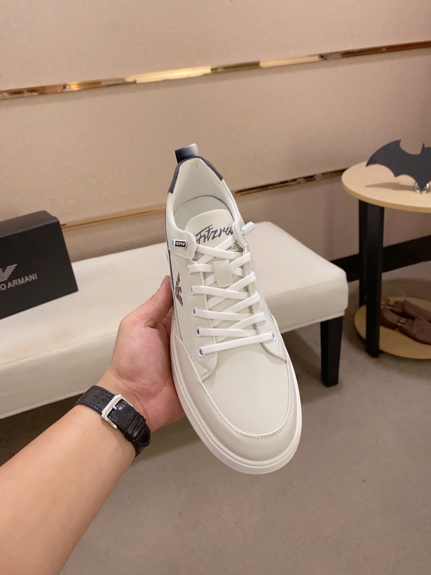 precio de fábrica: Armani ARMANI EXCHANGE sitio web oficial de los últimos modelos AX moda zapatos c