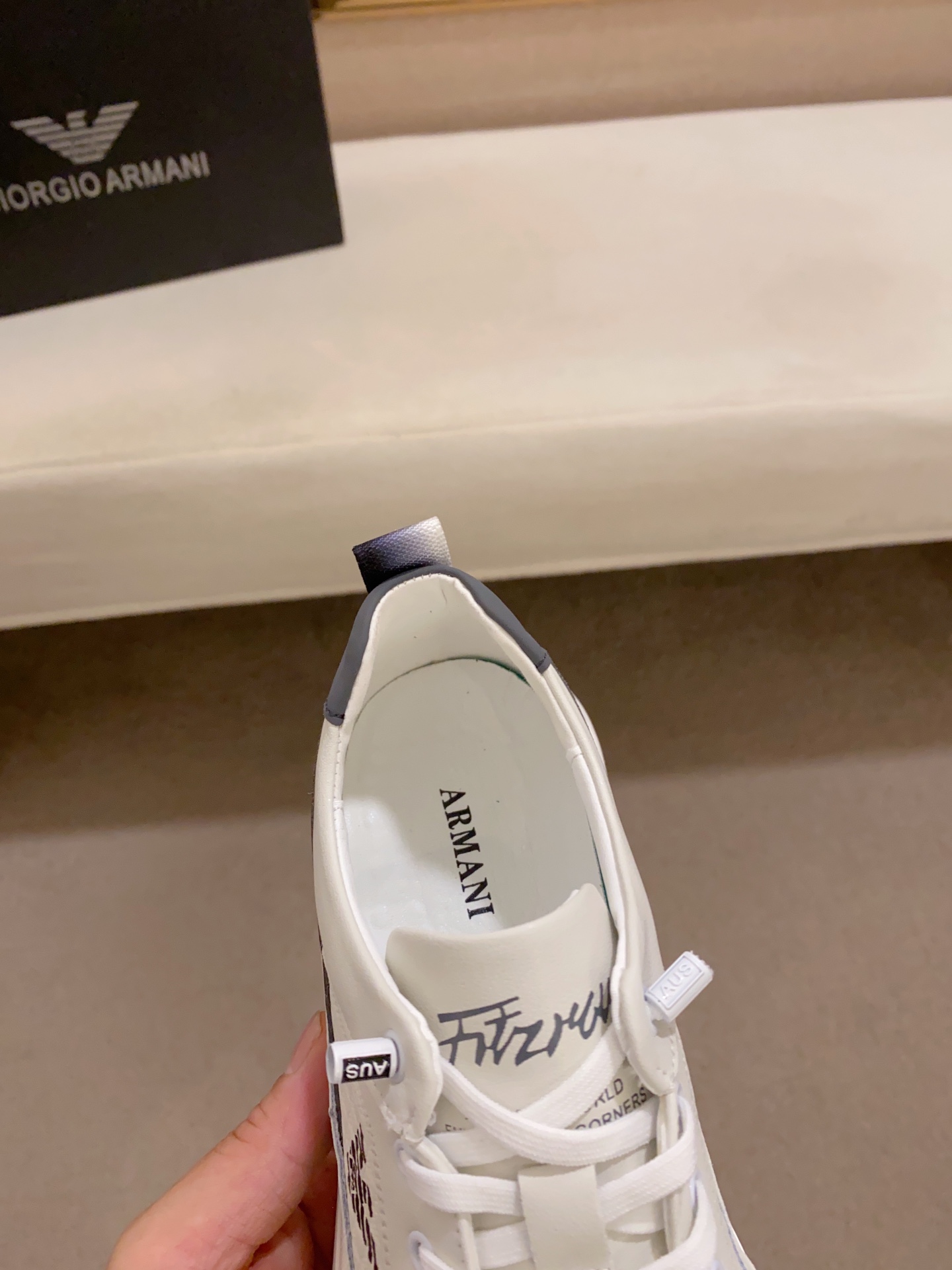 precio de fábrica: Armani ARMANI EXCHANGE sitio web oficial de los últimos modelos AX moda zapatos c