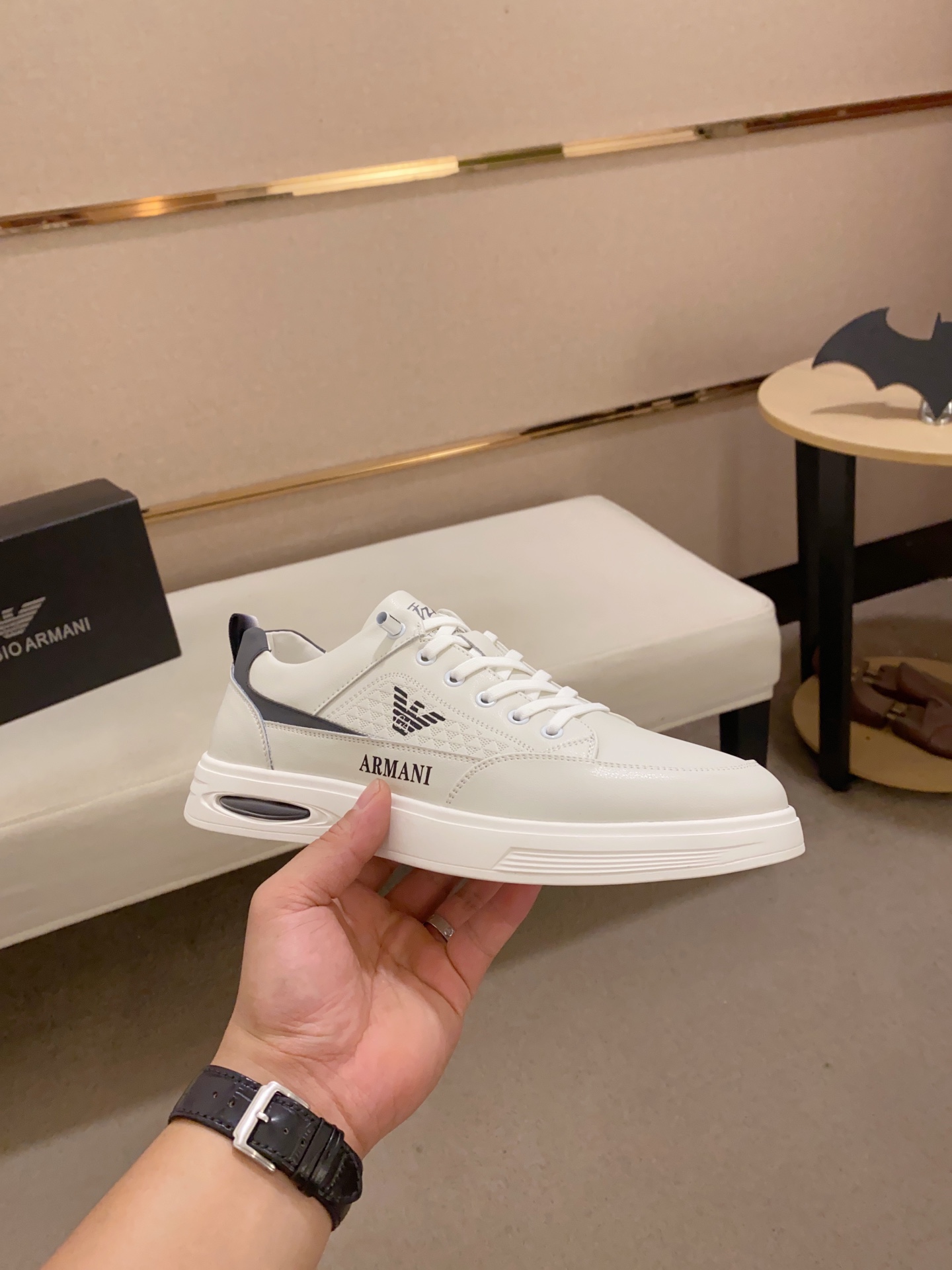 precio de fábrica: Armani ARMANI EXCHANGE sitio web oficial de los últimos modelos AX moda zapatos c