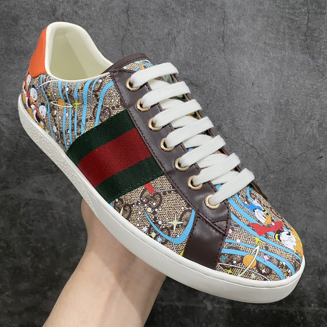 [Top Purchasing Edition] Disney x Gucci Ace Donald Duck Printed Sneakers Series