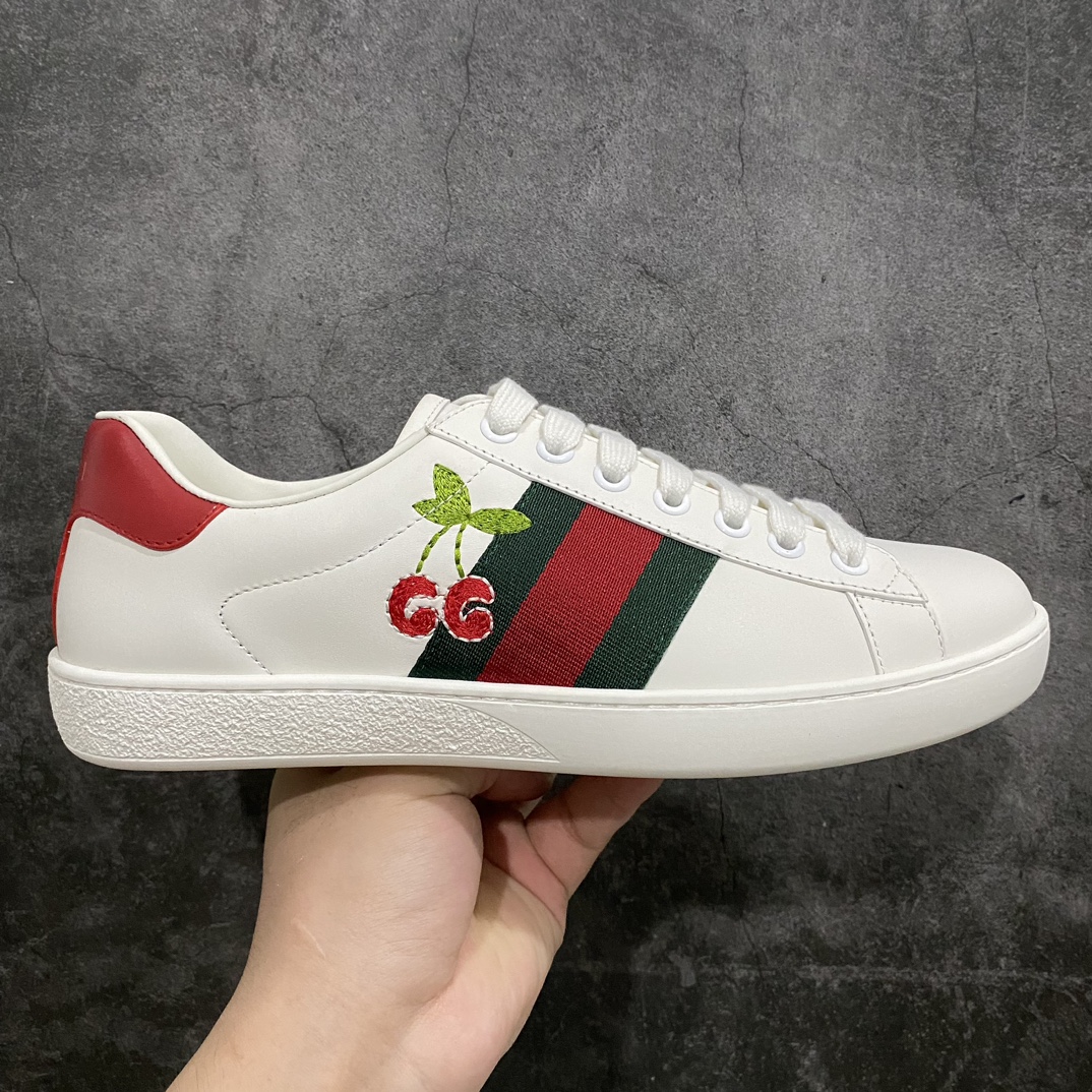 [Top Purchasing Edition] Gucci Ace Cherry Pattern Embroidery Series