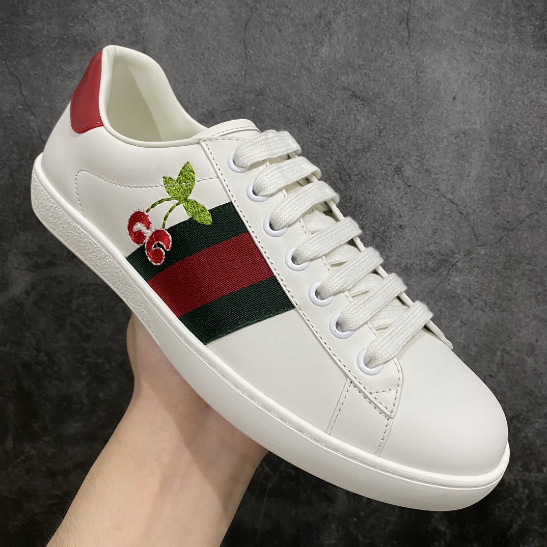 [Top Purchasing Edition] Gucci Ace Cherry Pattern Embroidery Series