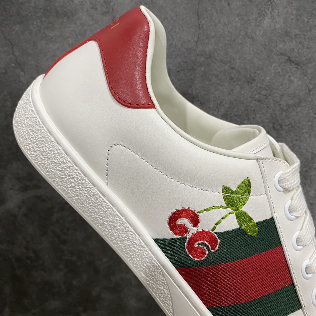 [Top Purchasing Edition] Gucci Ace Cherry Pattern Embroidery Series