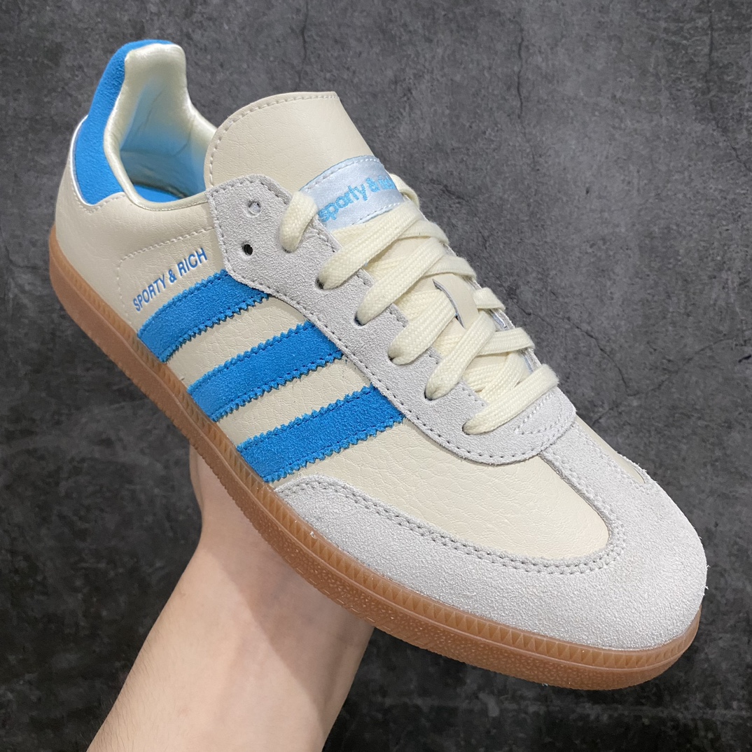 [Pure original] Sporty & Rich x Adidas Samba low-top casual sneakers IE7096