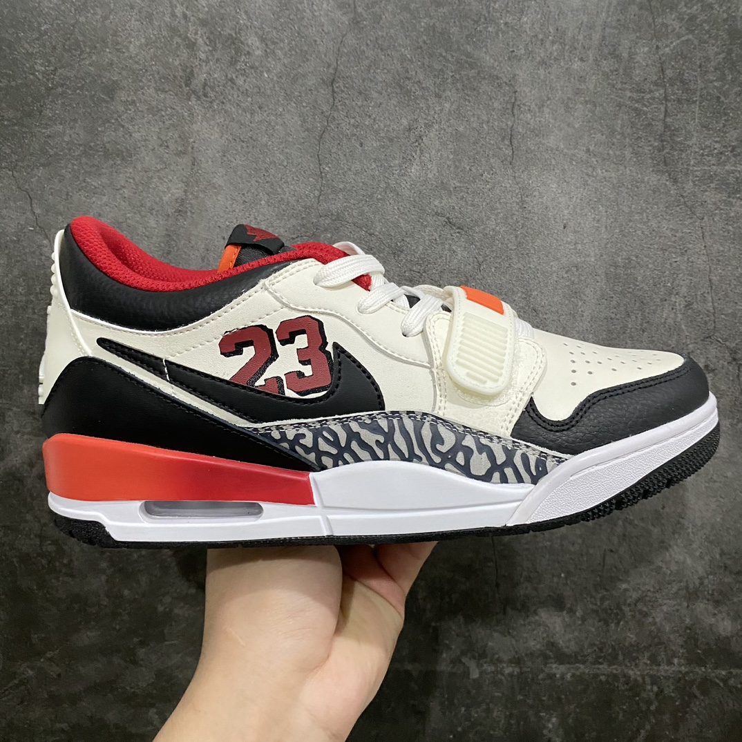 [Head layer high version] Air Jordan Legacy AJ312 low top white black red FJ7221-101