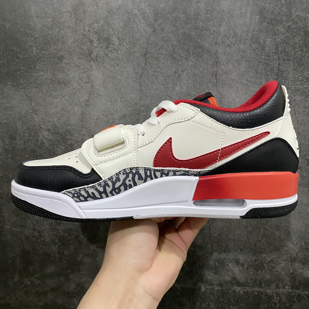 [Head layer high version] Air Jordan Legacy AJ312 low top white black red FJ7221-101