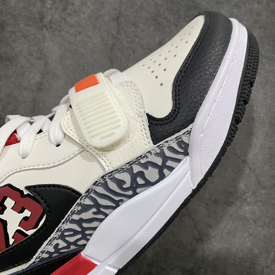 [Head layer high version] Air Jordan Legacy AJ312 low top white black red FJ7221-101