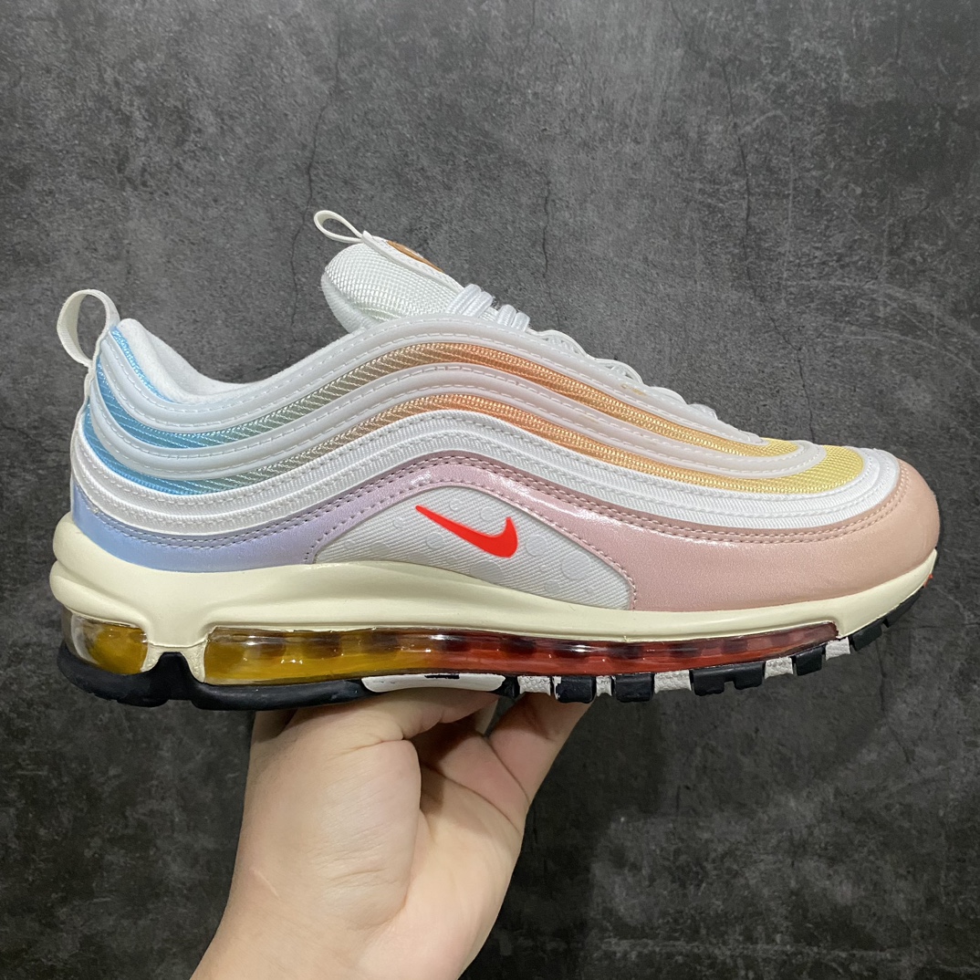 [Pure original] Air Max 97 Rainbow Gradient Beige DD8500-161